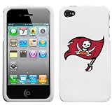iPhone 4 Tampa Bay Buccaneers White Snap on Superior Hard Cover