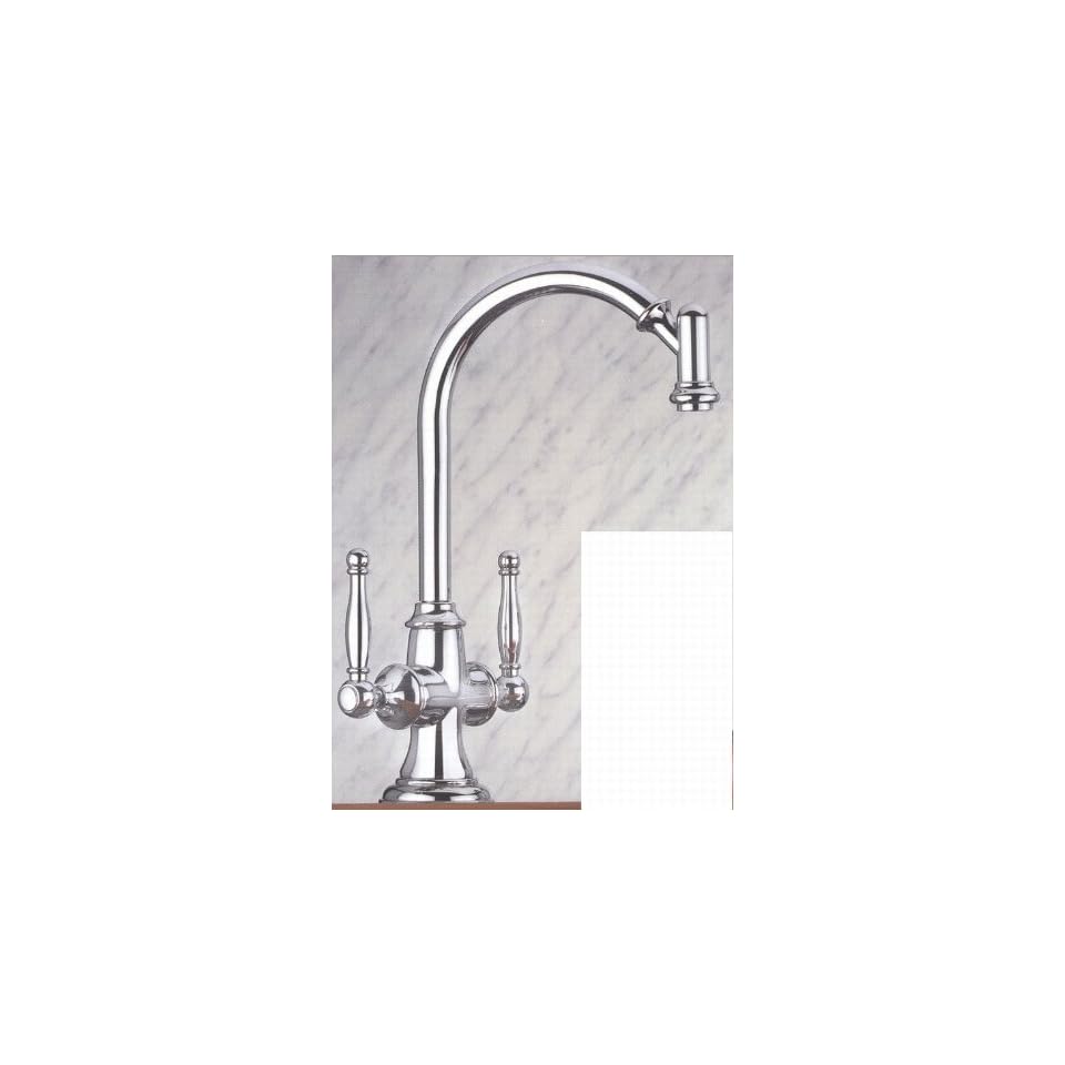 Mico Double Handle Kitchen Faucet 7838 Sn Satin Nickel On Popscreen