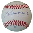 Maury Wills Autographed ROLB Baseball, Los Angeles Dodgers, Proof Photo