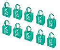 Recycled Grocery Tote Bags 10 Earthwise Grocery Shopping Bags "Choose To Resuse"