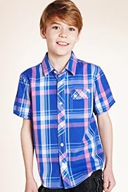 Pure Cotton Classic Collar Checked Shirt