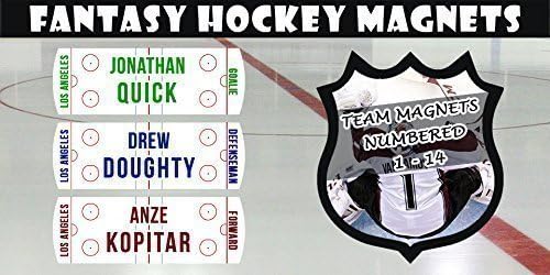 Fantasy Hockey Draft Player Names - 2015-16 MAGNETIC / MOVABLE - 216 Forwards - 72 Defensemen - 36 Goalies