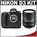 Nikon D3 FX 12.1MP Digital SLR Camera (Body Only) with Nikon 16-85mm AF-S DX f/3.5-5.6G ED-VR Zoom-Nikkor Lens
