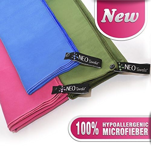#1 Microfiber Towel Ultra Compact Absorbent and Fast Drying Travel Sports Towels Large 24*47inches