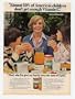 1977 Florence Henderson & Children Tang Orange Drink Print Ad (20893)