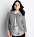 Indigo Collection Chunky Knit Cropped Cardigan