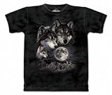 The Mountain Mens Wolf Family Short Sleeve Tee
