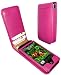 Piel Frama Apple iPhone 3G Magnetic Closure Leather Case (Fucsia)