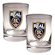 Real Salt Lake MLS 2pc Rocks Glass Set - Primary Team Logo by Great American Products