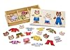 Melissa & Doug Wooden Bear Family Dress-Up Puzzle