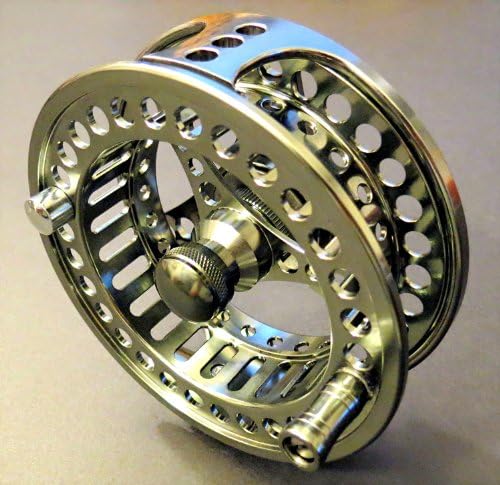 APPALACHIAN MX Precision Machined Fly Reel, Size 1-2 wt. Anodized. Includes Line, Leader and Backing Line - 4 Items.