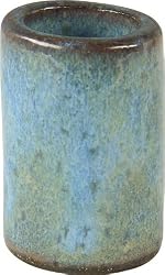 Rocky Mountain Slides Ceramic Salidan Acoustic Guitar Slide Bayou Blue Short