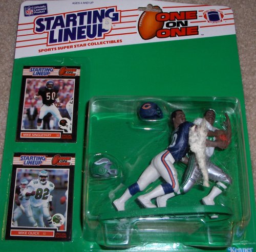Childrens Toyshop  Toys : One On One: Mike Singletary and Mike Quick NFL Starting Lineup