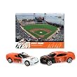 2008 MLB Dodge Charger & Chevrolet Corvette with Stadium Card - San Francisco Giants Diecast MLB