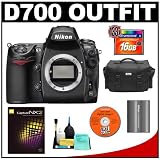 Nikon D700 Digital SLR Camera Body with Nikon Capture NX2 Photo Editing Software + 16GB CF Card + EN-EL3e Battery + Nikon SLR System Case + Cameta Bonus Accessory Kit