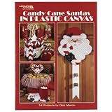 Candy Cane Santas in Plastic Canvas Book