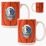Dallas Mavericks 2 Piece Gameball Ceramic Mug Set