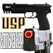 Laura Croft Usp Tombraider Airsoft Spring Pistol Gun