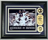 MLB Milwaukee Brewers Team Force 24KT Gold Coin Photo Mint