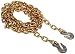 CM 639094BG Grade 70 Clevis Standard Binder Chain Assembly, Yellow Chromate, 20' Length, 3/8