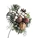 Factory Direct Craft Group of 6 Holiday Artificial Walnut and Pine Picks for Arranging, Crafting and Designing