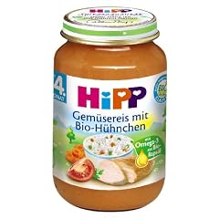 Hipp Gem�sereis mit Bio-H�hnchen, 6-er Pack (6 x 190 g) - Bio