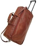 Floto Luggage Large Milano Trolley Wheeled, Vecchio Brown, Large