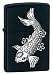 Zippo Fish Pocket Lighter (Black, 5 1/2 x 3 1/2 cm)