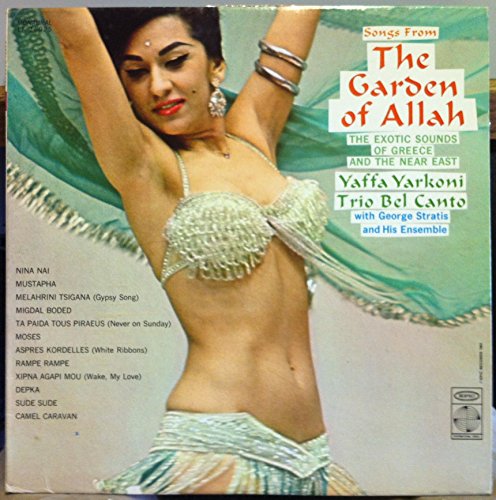 Original album cover of YAFFA YARKONI & TRIO BEL CANTO THE GARDEN OF ALLAH vinyl record by Yaffa Yarkoni & Trio Bel Canto