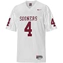 Nike Oklahoma Sooners #4 White Tackle Twill Football Jersey