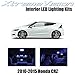 XtremeVision Honda CR-Z 2010-2015 (9 Pieces) Blue Premium Interior LED Kit Package + Installation Tool Tool