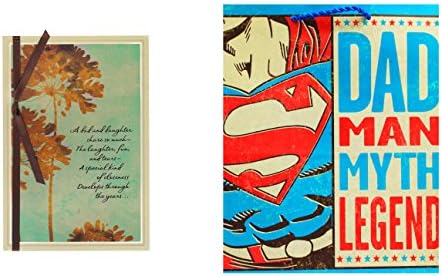 Hallmark Fathers Day Card "A Dad and Daughter Share so much..."&amp; Gift Bag