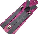 Hot Punk Braces Suspender Grey Unisex Emo Goth