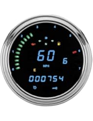 Dakota Digital 2000 Series Speedometer/Tachometer Tank Mount Instrument Replacement with Direct ECM Plug-In MCL-2002