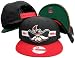 UNLV Runnin Rebels Black/Red Two Tone Snapback Adjustable Plastic Snap Back Hat / Cap