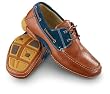 Men's I.Travel by Rockport Decksides Brown / Blue