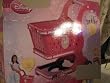 Disney Princess Royal Shopping Cart with 11 Pieces of Play Food - Pink Buggy Featuring Cinderella, Belle, and Sleeping Beauty