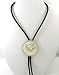German Silver Eagle Bolo Tie