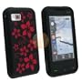 Silicone Skin Case for Samsung A867 Eternity, Laser Pink Hawaii