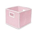 Badger Basket Company Folding Basket and Storage Cube in Pink