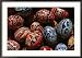 Decorated Eggs for Sale Outside Humor Monastery, Humor Monastery, Suceava, Romania, Collections Framed Photographic Poster Print by Diana Mayfield, 35x25