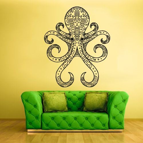 Wall Decal Mural Vinyl Sticker Animal Bedroom Octopus Sprut Ocean Sea (Z1536)