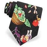 Salad by Tie Cuisine black silk ties