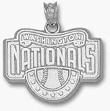 Washington Nationals 5/8 Club Logo Pendant - Sterling Silver Jewelry