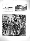 1879 Naga Hills Human Skulls Natives Ship Lufti-Djelid