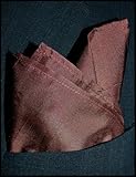 Classic Chestnut Brown Silk Handkerchief, 100% Silk - by Royal Silk