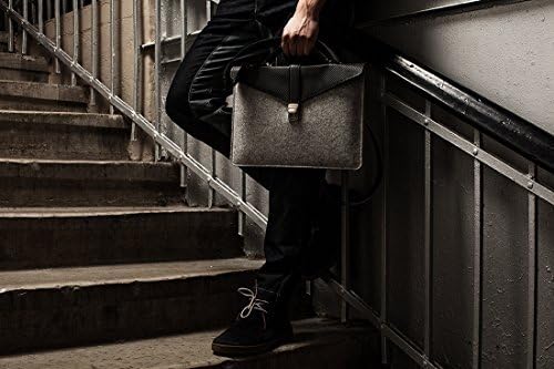 Estie Carbon Fiber Slim Laptop Case - Dark Grey