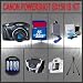 Canon PowerShot SX150 IS Digital Camera (Black) + Huge Accessories Package Including 32GB SDHC Memory Card + 4 AA Battery Pack with Extended Life Charger + Hi-Speed SD Card Reader + Carrying Case + Table Top Tripod + Lens Cleaning Kit + LCD Screen Protectors Kit