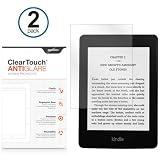 BoxWave Amazon Kindle Paperwhite ClearTouch Anti-Glare Screen Protector (2 Pack) - Matte Anti-Fingerprint Screen Guard Cover for the Kindle Paperwhite, Also Fits Kindle Touch, Kindle Keyboard, Kindle 4 / 4th Gen, Kindle 3 / 3rd Gen, Kindle 2