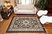 Generations New Oriental Traditional Isfahan Persian Area Rugs Rug 8023black 9' x 12'5